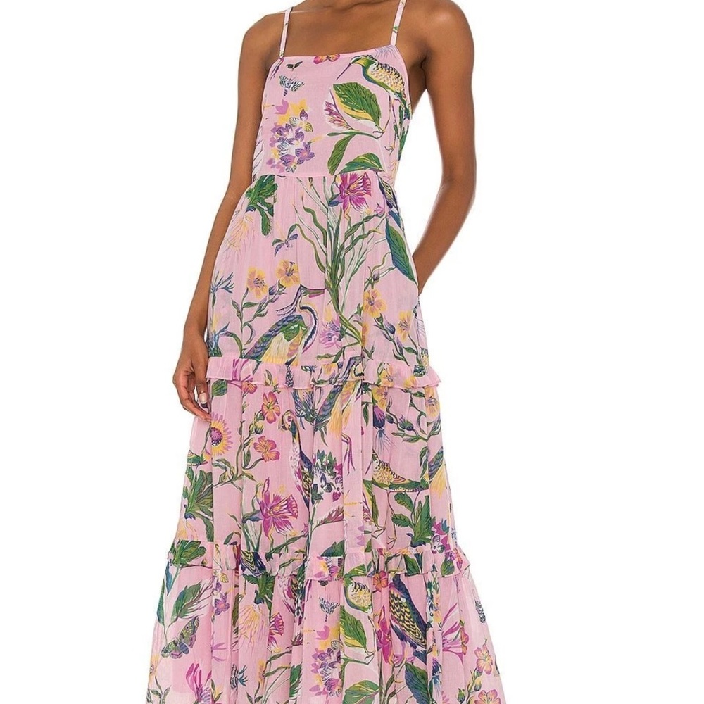 Banjanan Pink Floral Maxi Dress
